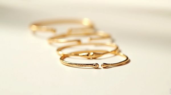 Optez pour des bracelets dorés tendance et lumineux