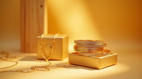 Optez pour des bracelets dorés tendance et lumineux